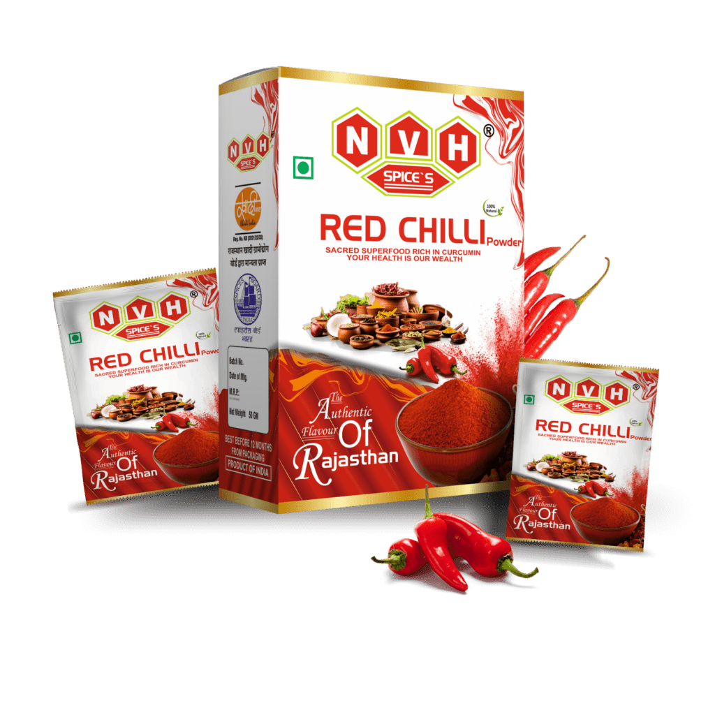 "NVH Spices Red Chili Powder - Ignite your taste buds with this bold and fiery spice."