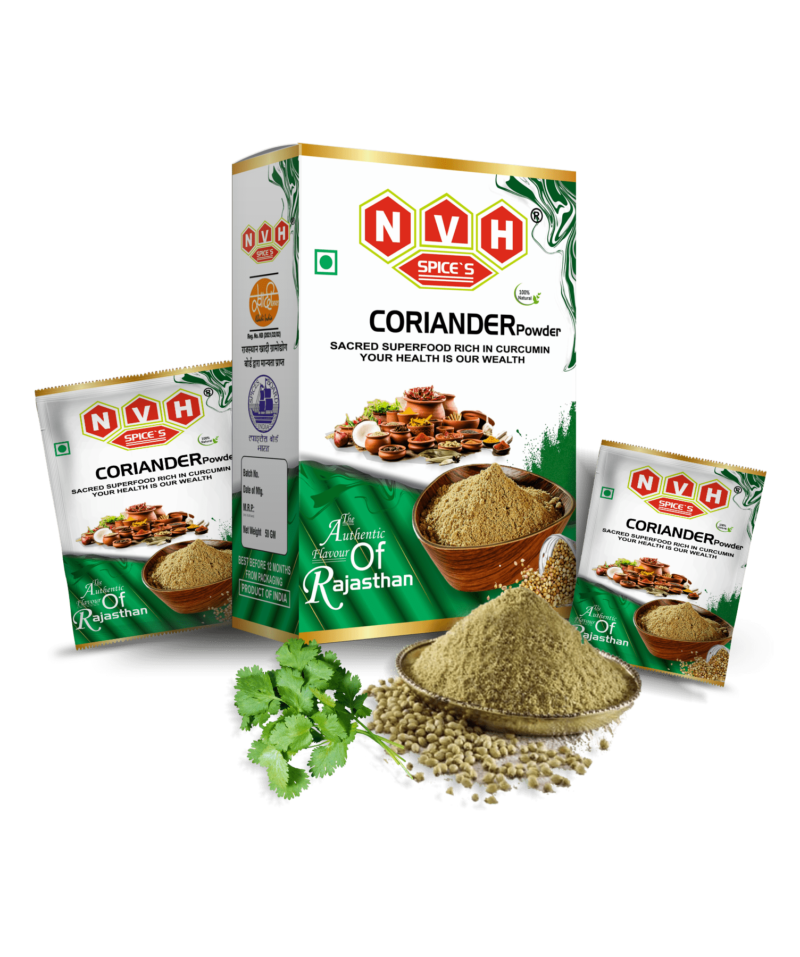 "NVH Spices Coriander Powder - Elevate your dishes with the aromatic essence of this premium spice."