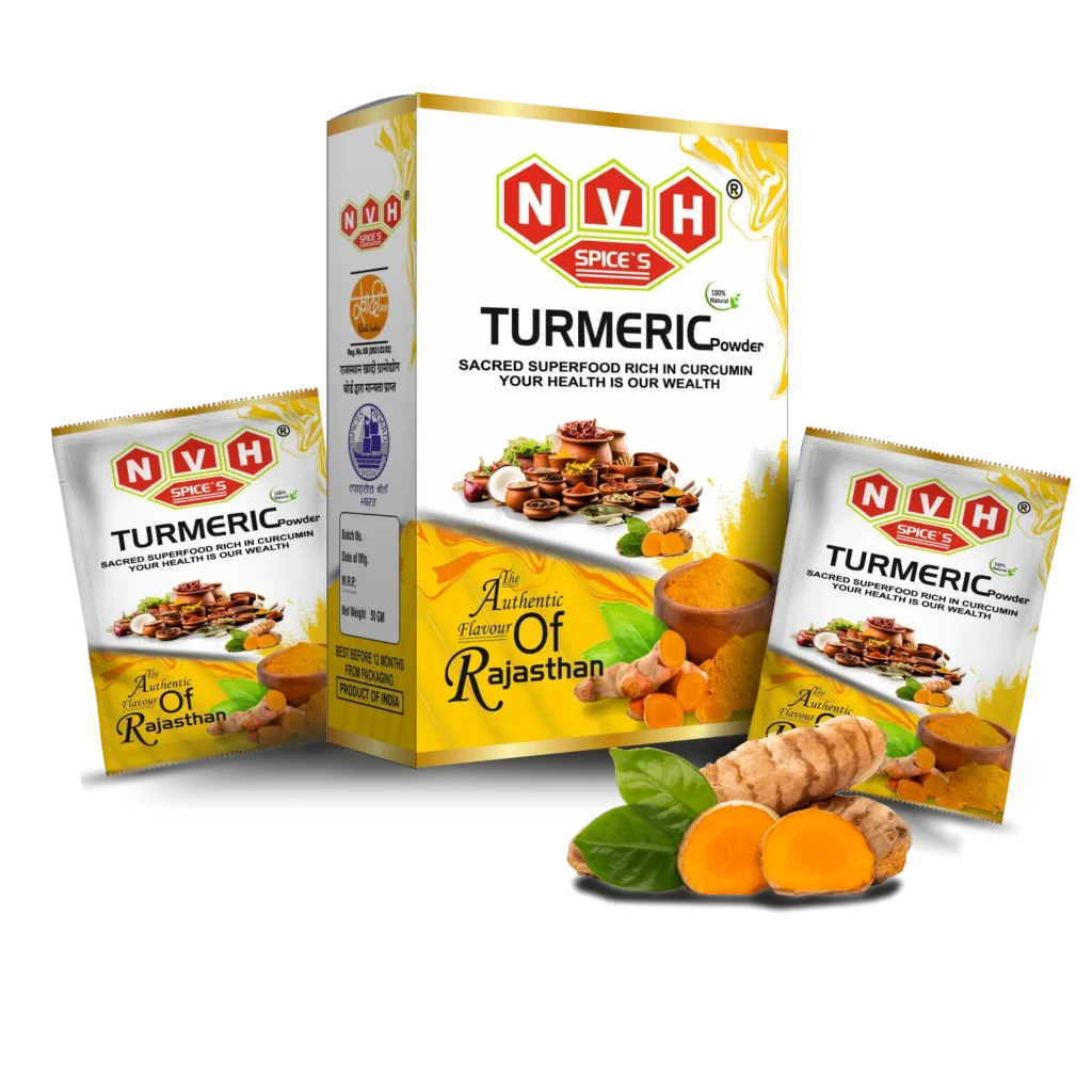 "NVH Spices Turmeric Powder - Add a golden touch to your dishes with this essential spice."