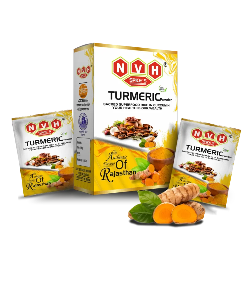 "NVH Spices Turmeric Powder - Add a golden touch to your dishes with this essential spice."