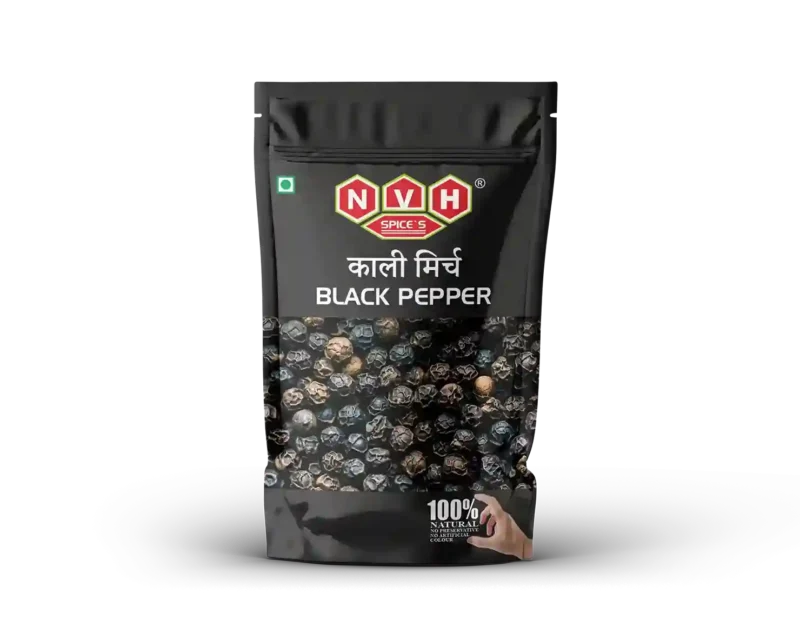 "NvH Whole Black Pepper packed with bold flavor and aroma, ideal for seasoning and enhancing dishes naturally."