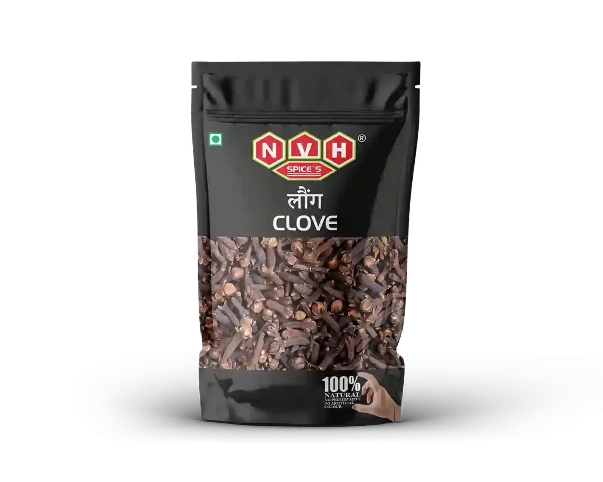 "NvH Whole Clove packed with freshness, offering premium-quality aromatic spice for culinary and medicinal uses."